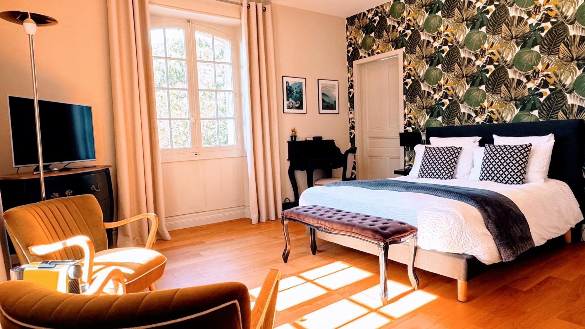Maison D'Hotes Le Parc Labruguière Rom bilde